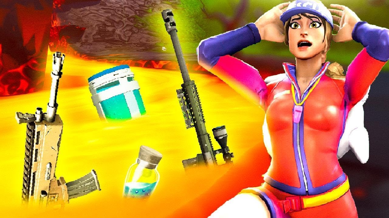 PIERDO LOOT INCREIBLE EN LA LAVA DE FORTNITE