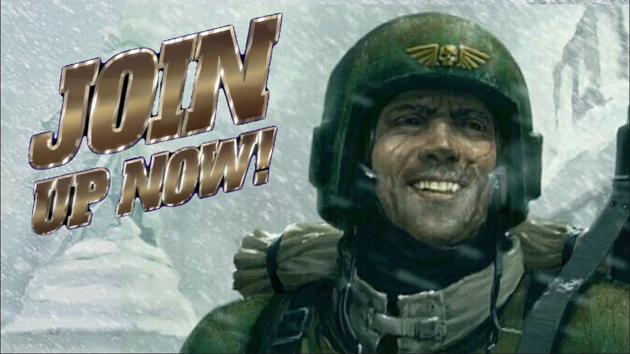 JOIN THE IMPERIAL GUARD TODAY! | Darktide Propaganda