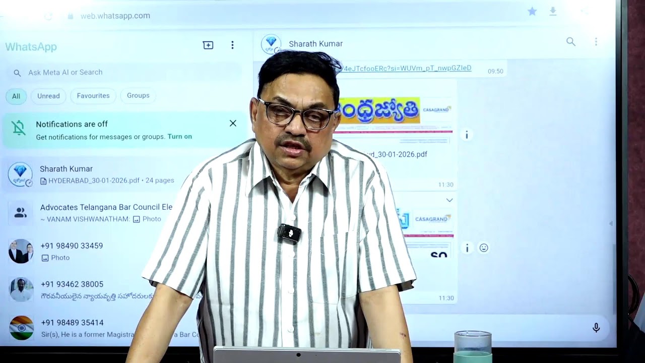 ద్రుక్కోణము వార్త విశేషణం - శరత్ కుమార్ - 30-01-2026