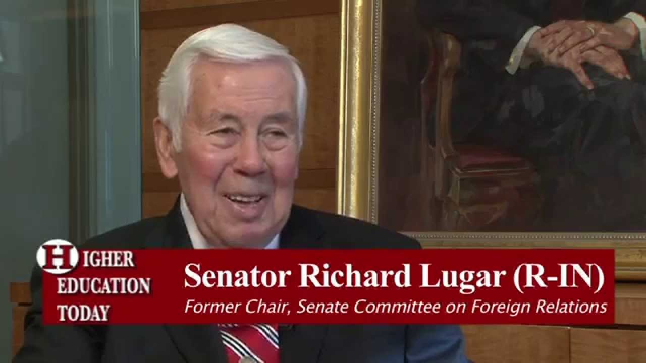 HIGHER EDUCATION TODAY - Senator Richard Lugar (R-IN)