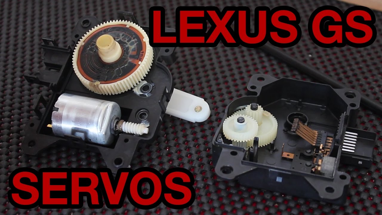 Руководство по ремонту и чистке сервопривода кондиционера Lexus
