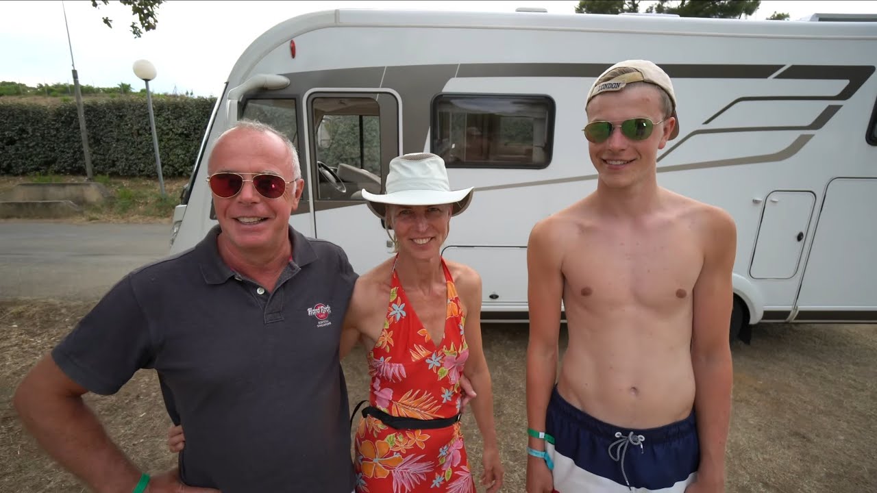Hymer Wohnmobile 2021: unterwegs im vollintegrierten HymerCar. Jürgens Family Camping Südfrankreich