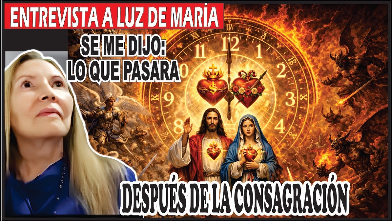 ENTREVISTA LUZ DE MARIA, SE ME DIJO LO QUE PASARA LUEGO DEL 28 DE FEBRERO...