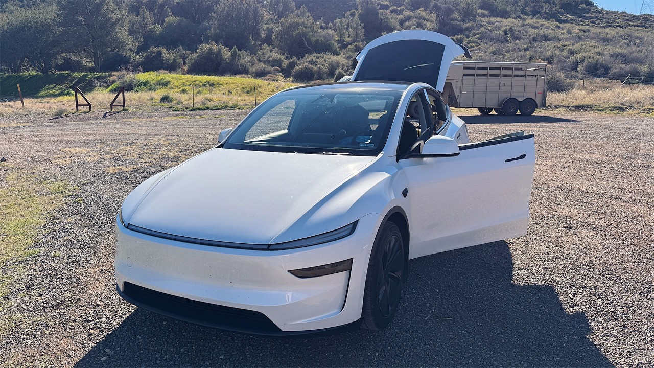 Минималистичный кемпинг на Tesla Model Y Juniper 2026 года | Fruble Ultralite
