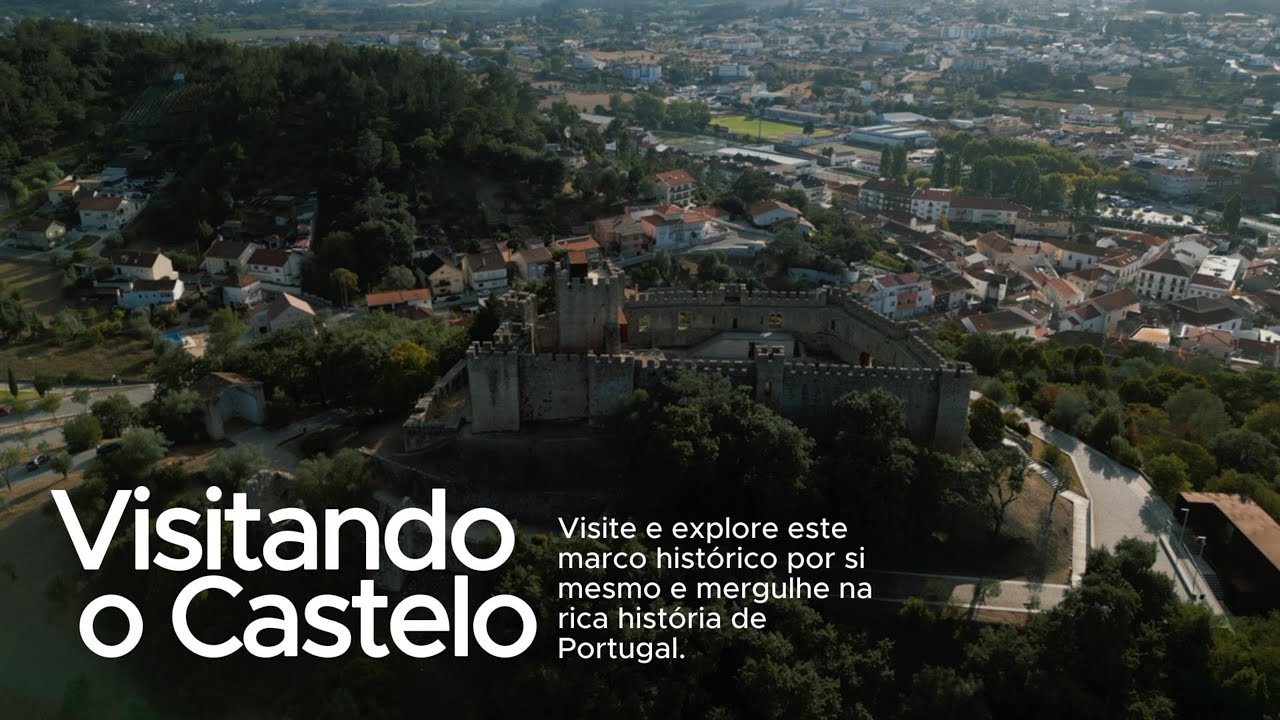 Vista A&eacute;rea Magn&iacute;fica: O Castelo de Pombal