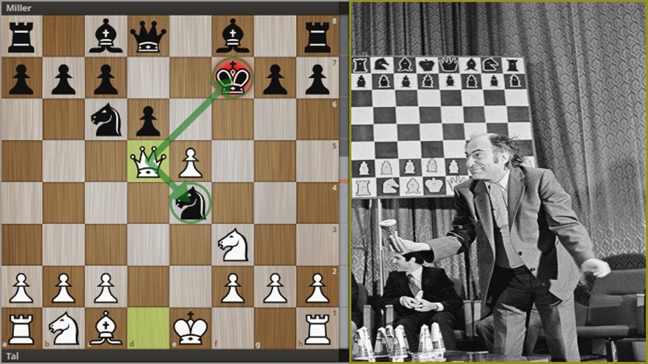 ESTA PARTIDA ES UNA LOCURA😱 - TAL VS MILLER (1988)