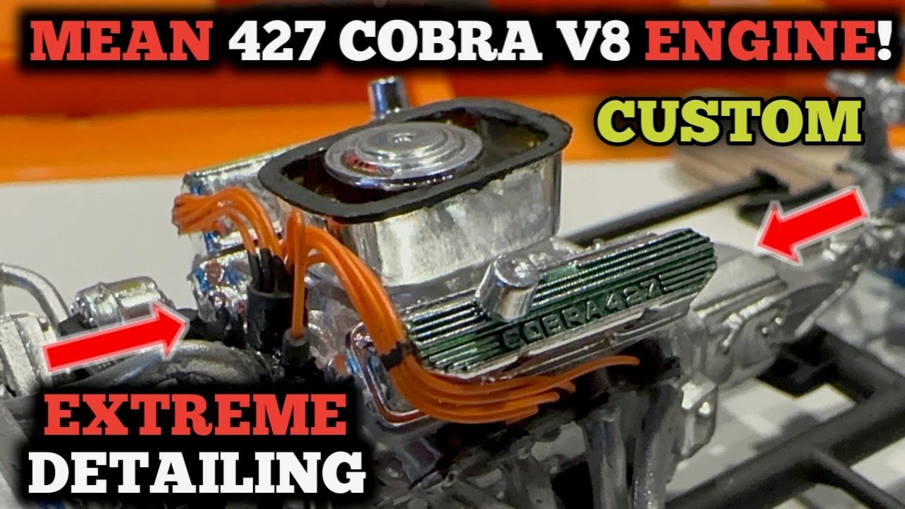 Revell: 65 Shelby Cobra Part 2: Engine Upgrades and Suspension Assembly