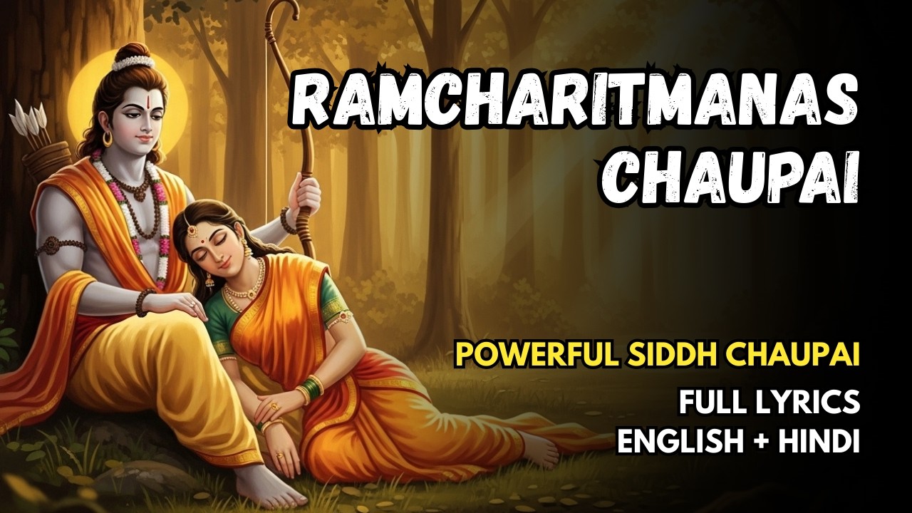 रामायण चौपाई | Ramcharitmanas Siddh Chaupai | Shree Ram Bhajan | POWERFUL & CALMING
