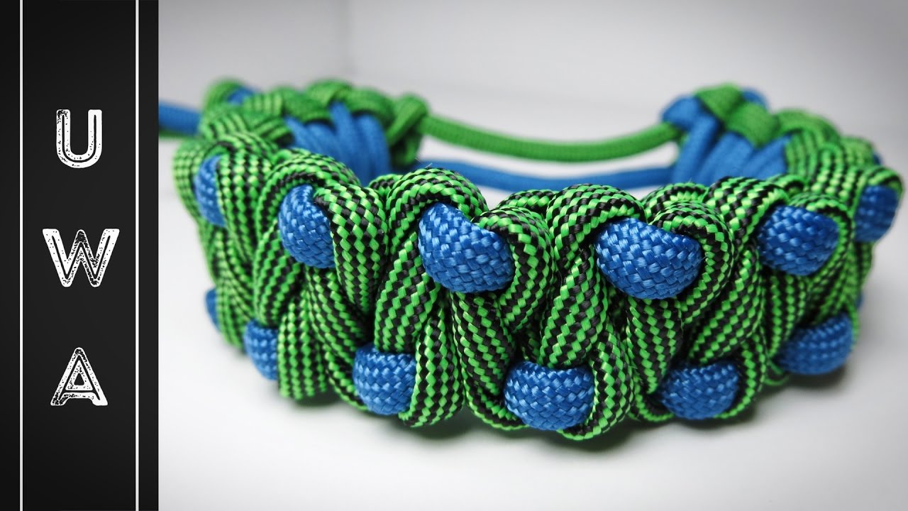 How to make The Rocky Road Paracord Bracelet[MAD MAX STYLE] [UWA ORIGINAL] [NO BUCKLE NEEDED]