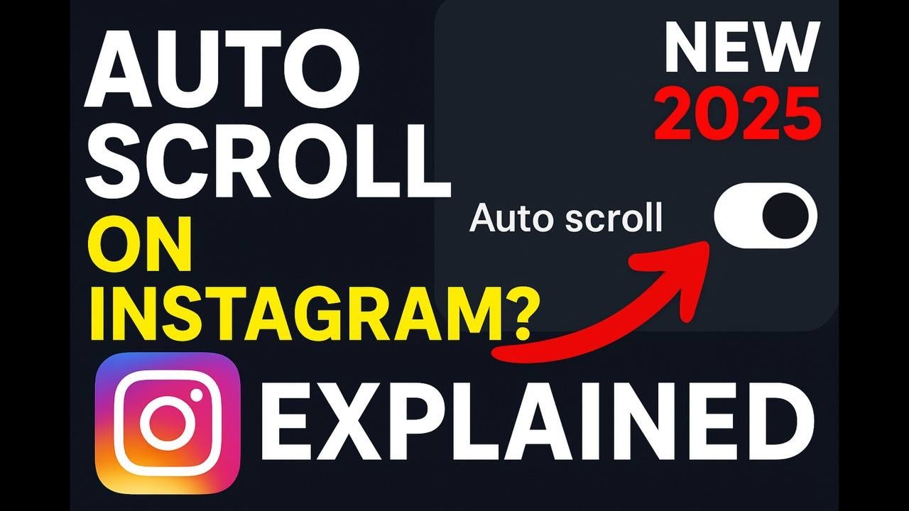 Auto Scroll on Instagram!? You NEED to Try This! (2025 Feature)