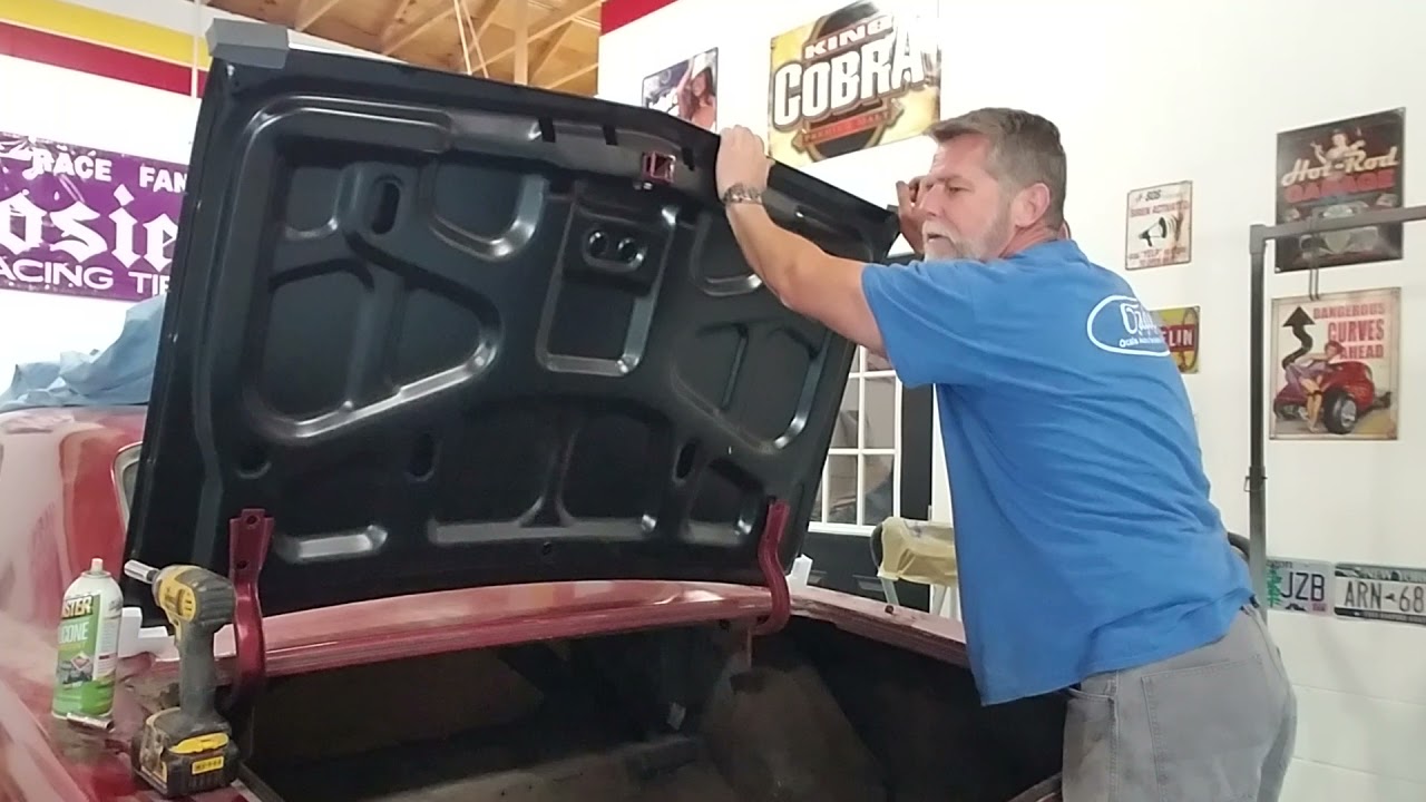 #6 My 67 Chevelle. Fitting the trunk lid.