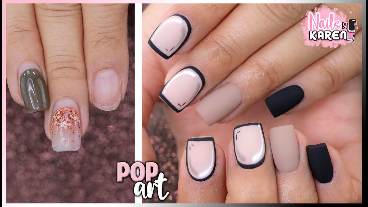 RETOQUE Baño de Acrilico con Diseño CARTOON | NailsByKaren