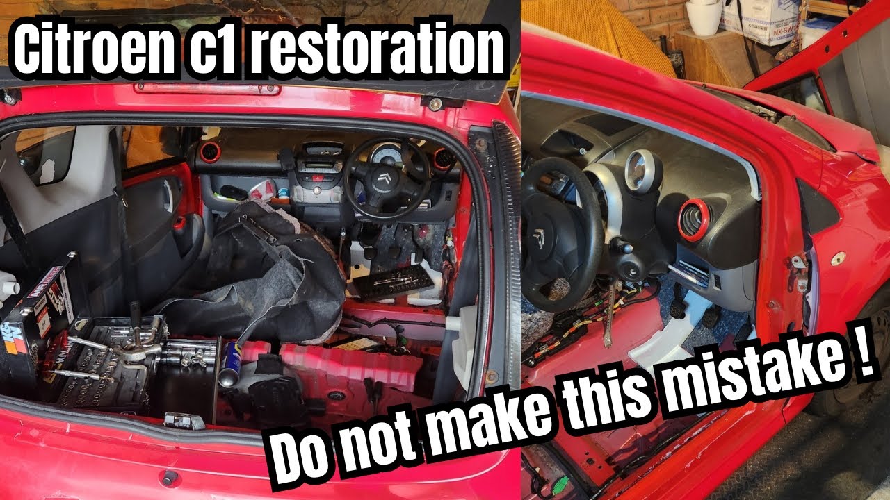 How to strip the interior on a Citroën c1 2006 (what to look out for)