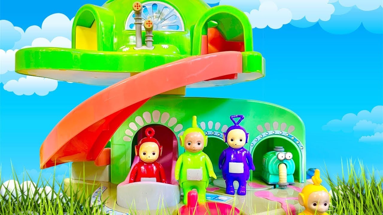 Teletubbies TUBBYTRONIC Superdome House Home Fruit Egg Shapes Surprises!