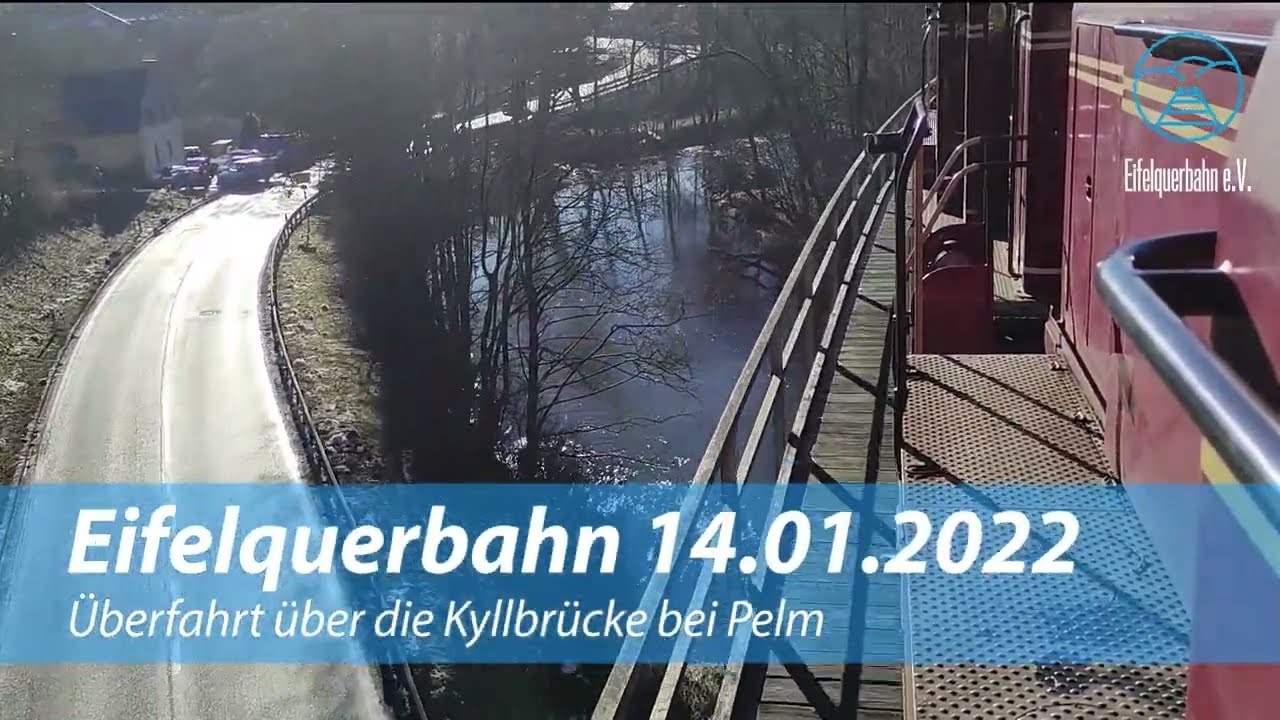 Eifelquerbahn am 14.01.2022 - Überführung von zwei V60 Lokomotiven von Kaisersesch nach Gerolstein