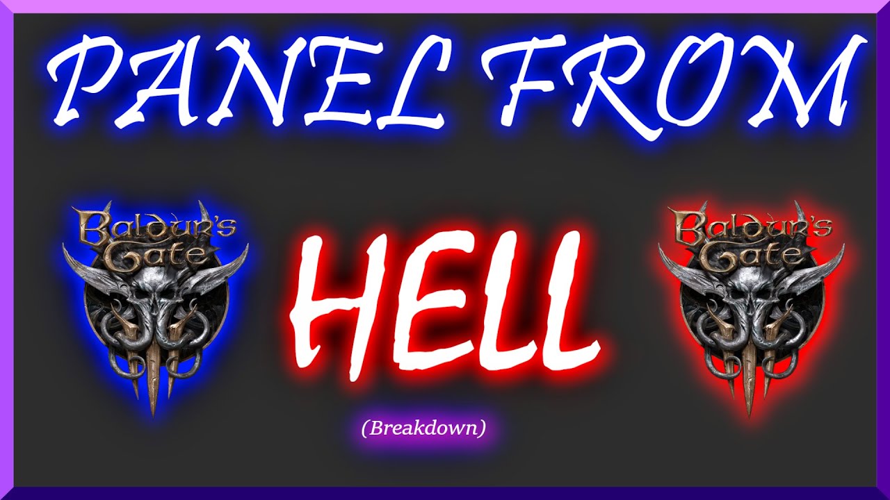 Baldur's Gate 3 - PANEL FROM HELL (A Breakdown)