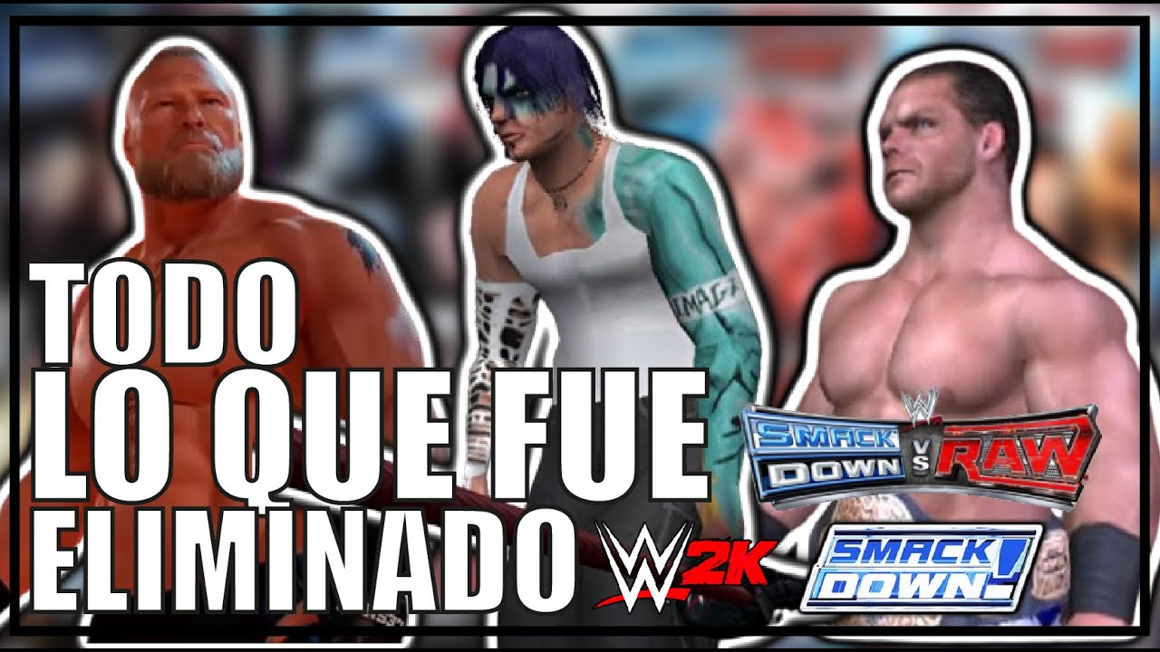 CONTENIDO ELIMINADO DE TODOS LOS JUEGOS DE WWE 2000-2024