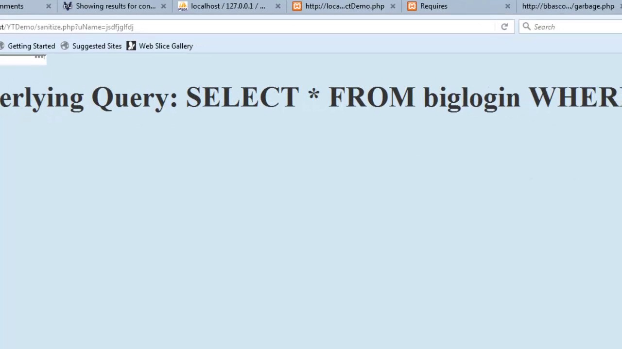 PHP Protection From SQL Injection Attack - Real Escape String