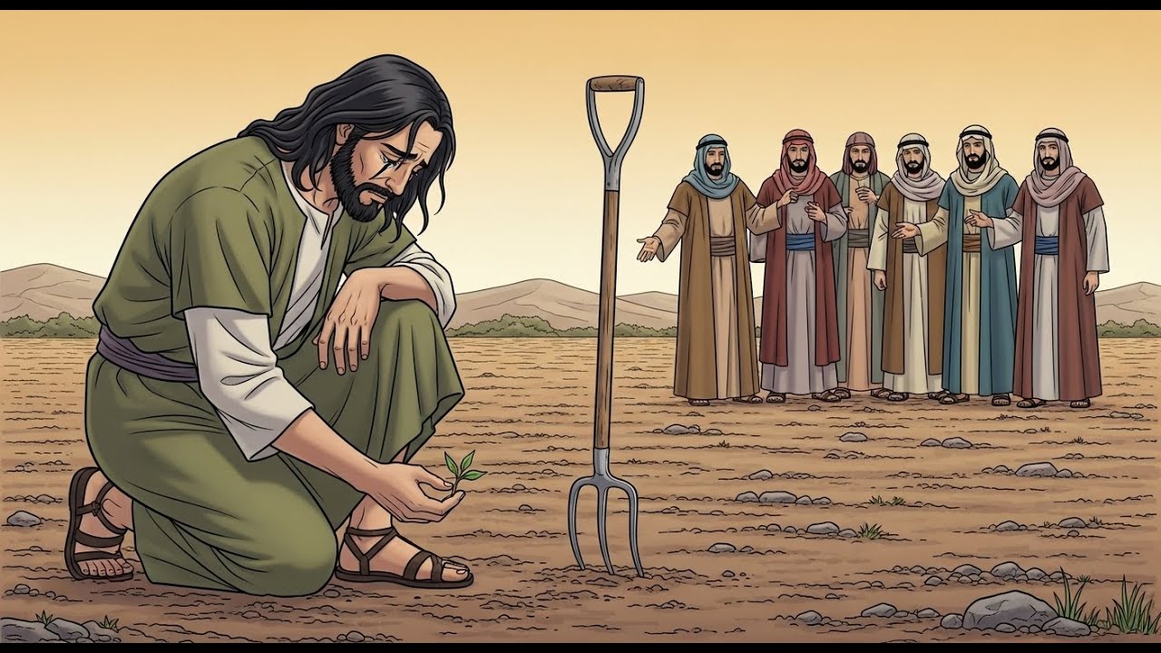 حكاية الشاب الفقير الذي قطع شجرة فخرج له مخلوق غريب, فجعله أغنى رجل في قريته