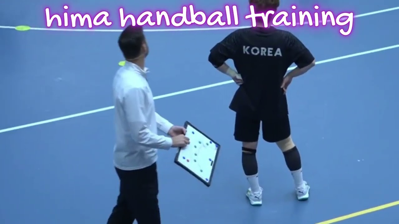 Handball training - Henrik Signell - South Korea part 2