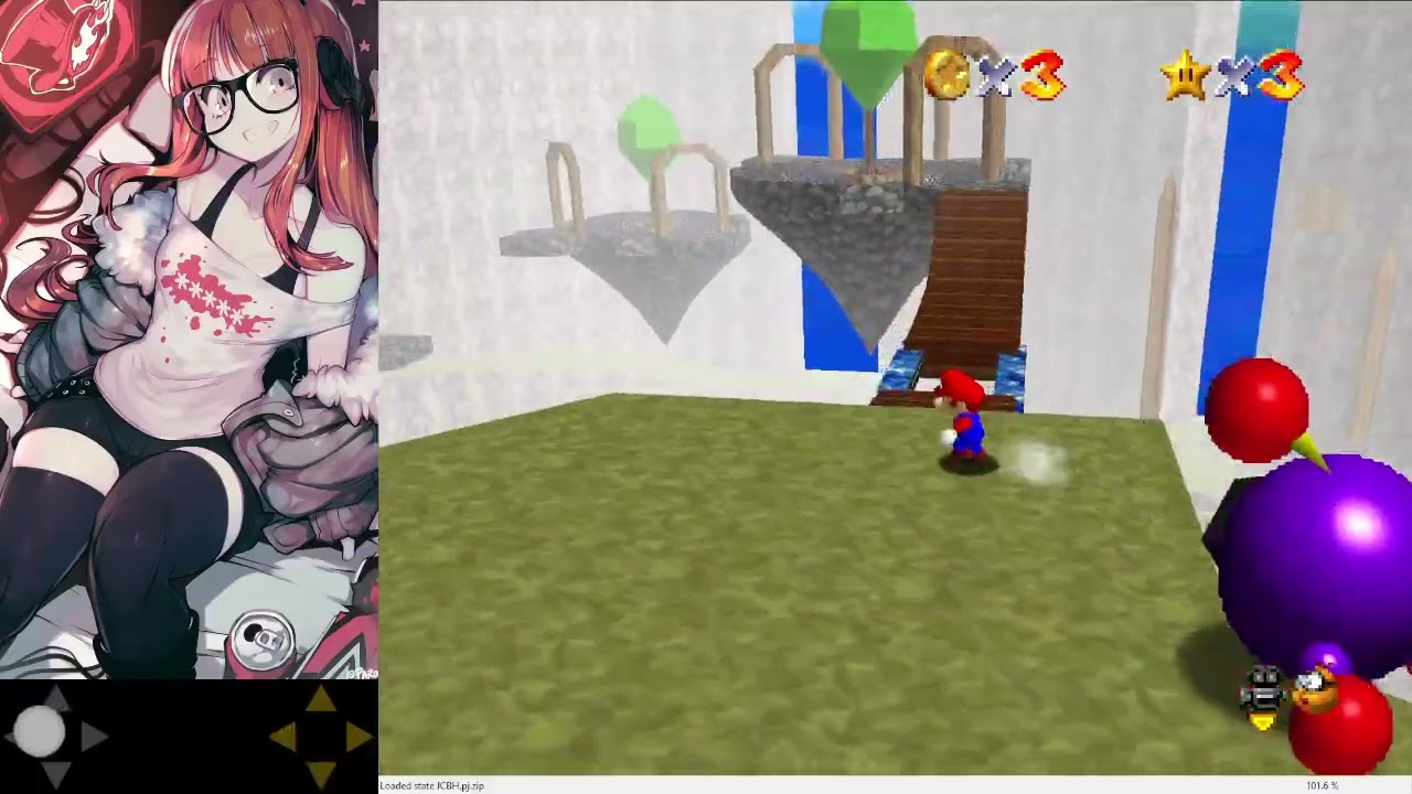 Japanese Community Battle Hack - Overworld Star + Mochi Mochi Mountain (No Savestates)