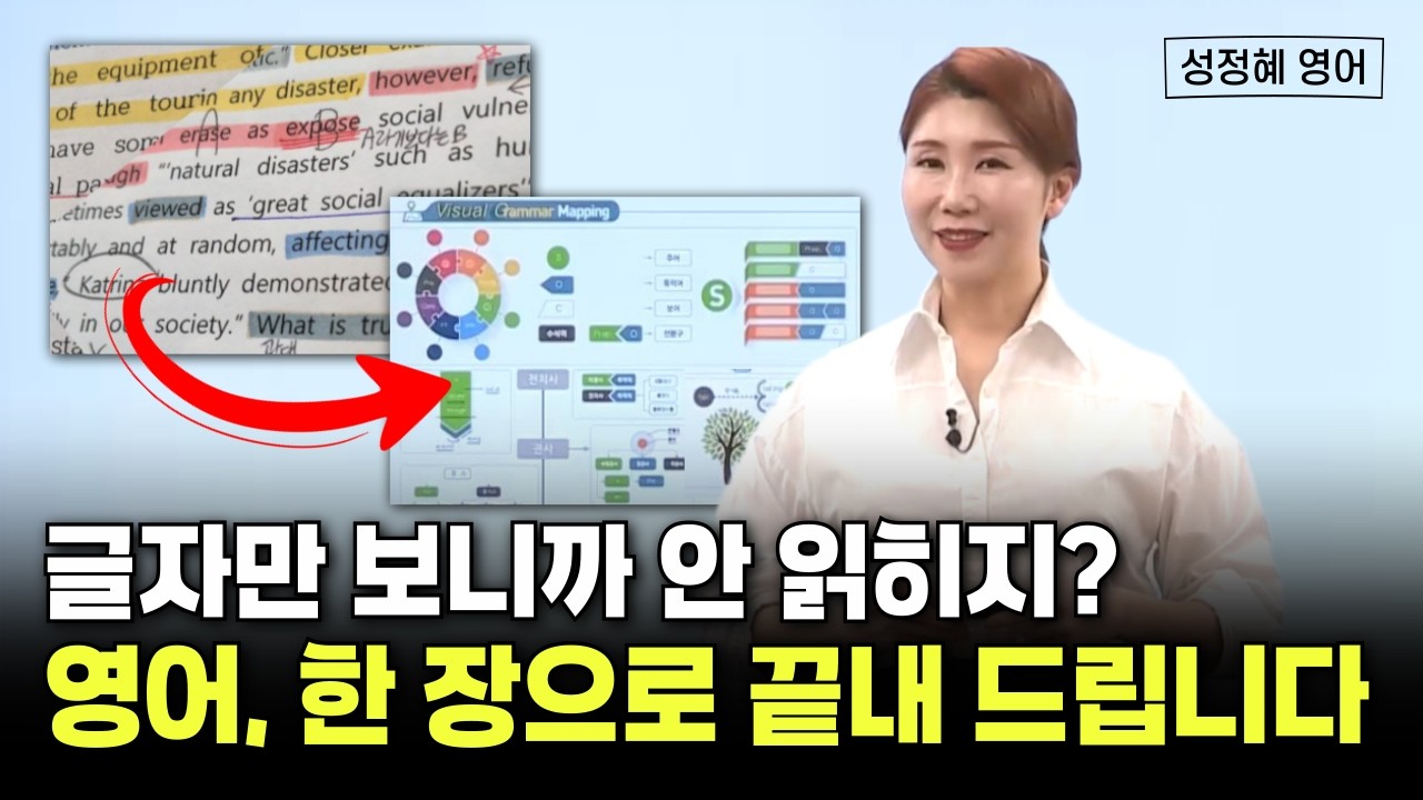 [OT] 2027 비주얼 영어 : 37만 명이 증명한 '한 장'의 기적 (문법, 독해 개념 완성)