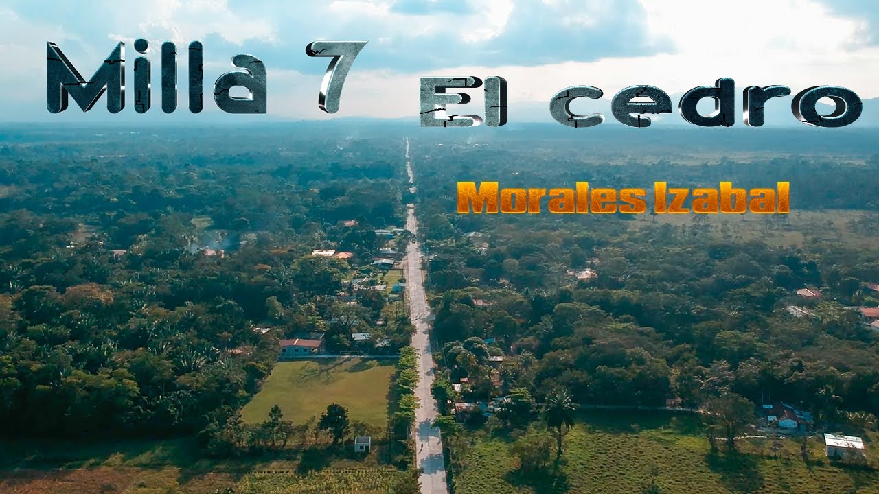 Me dirijo Hacia Aldea El cedro/ Morales Izabal.
