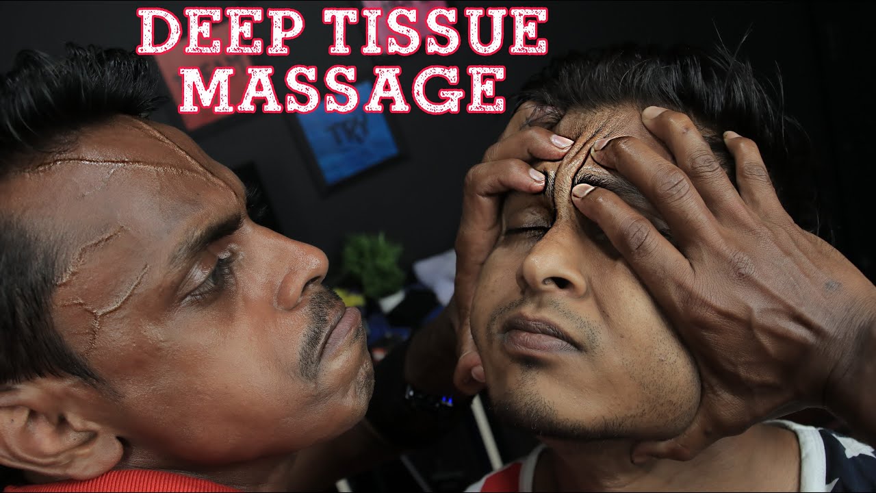 Deep Tissue ASMR Head Massage By Strong Wrist Barber | Neck Cracking And Ear Cracking Massage