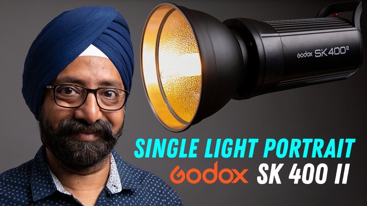 Single Light Portrait | Godox SK400 II Review