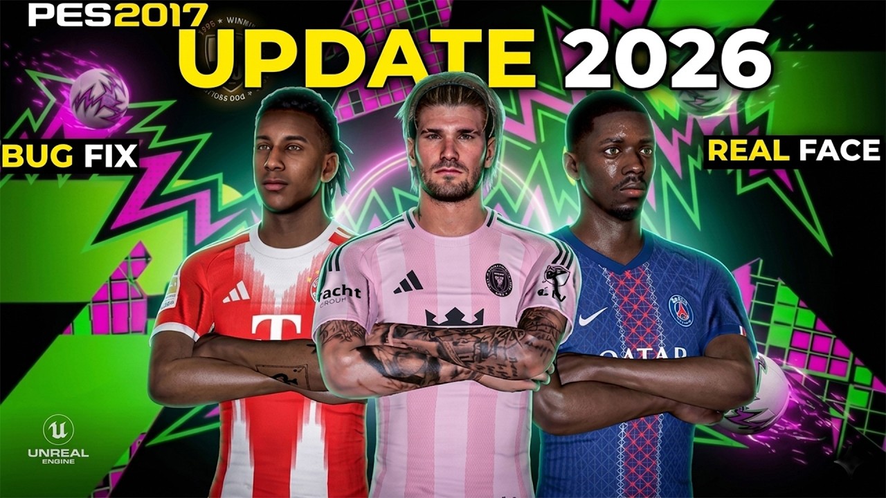 Install pes 2017 patch 2026  T99 v20 | Facepack | tatoo packs