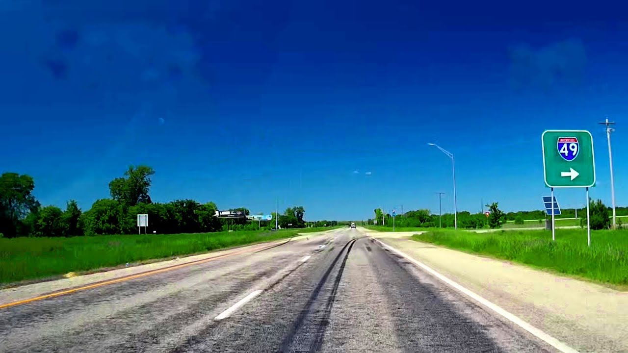 Drivelapse - Interstate 49 South - Texarkana, Arkansas to Lafayette, Louisiana in 20 minutes