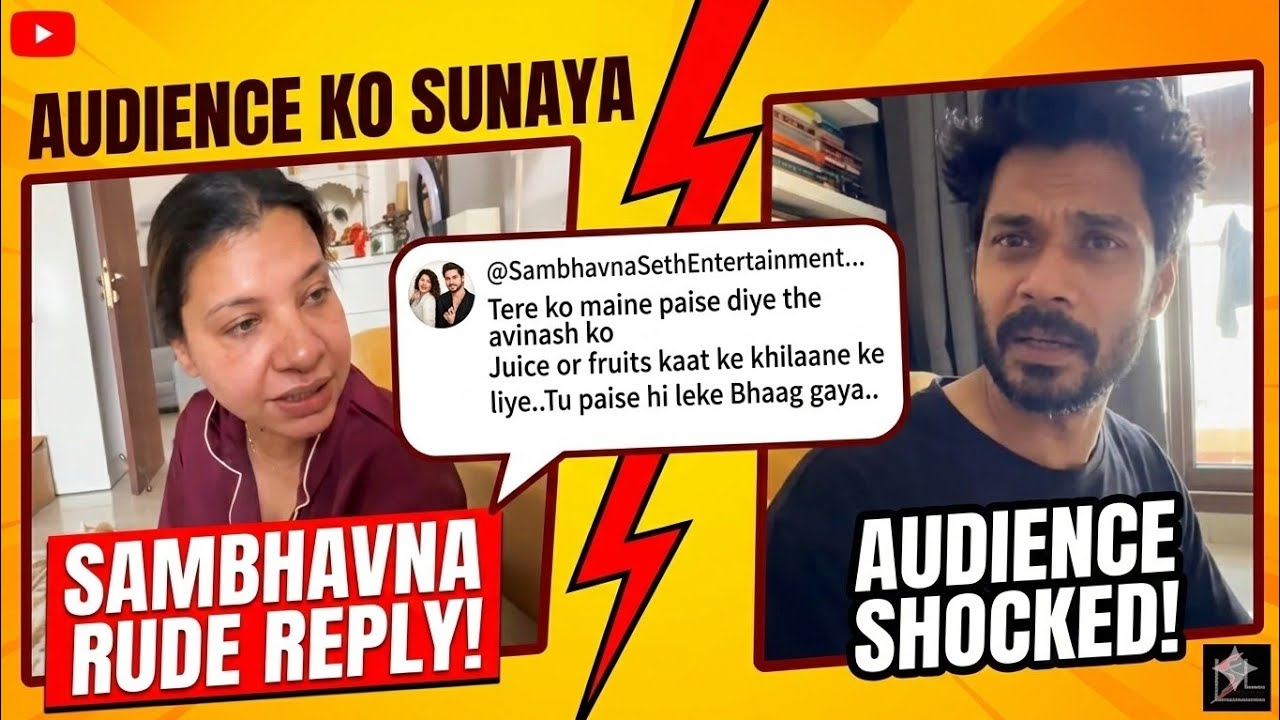 Sambhavna Seth Rude reply || Audience Shocked || Kio dia Audience ko reply 