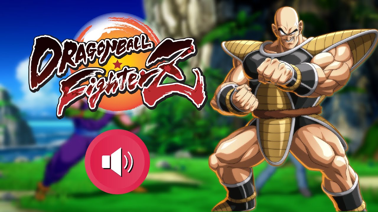 DRAGON BALL FighterZ - Nappa Voice Clips