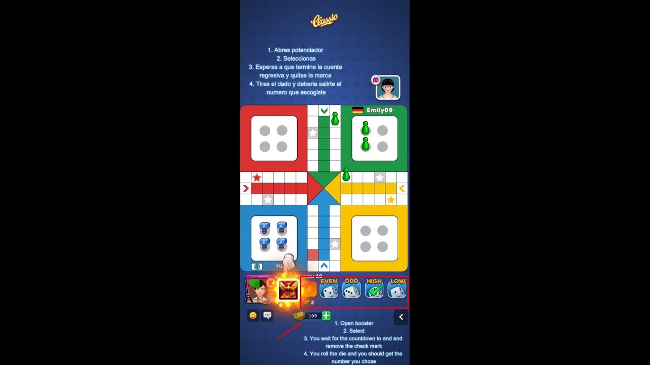 BUG Potenciador LUDO CLUB- Always Win 100%