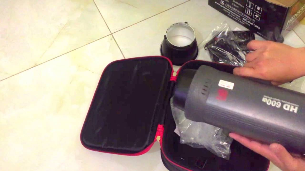 JINBEI HD600V Professional Handy Strobe - Unboxing
