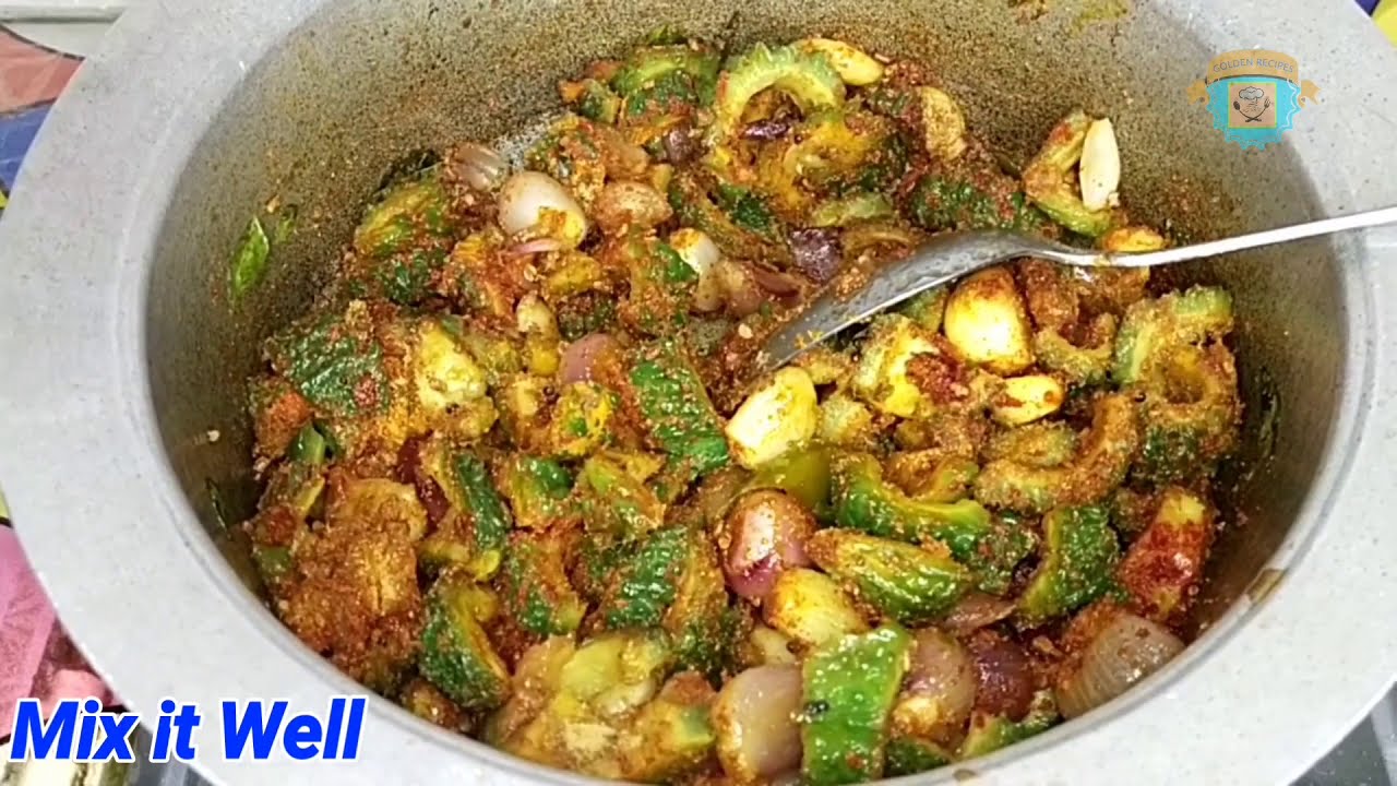 Best Bitter Gourd Dry Fish Curry | (Eng Sub) | சுவையான  கறுவாட்டு கறி | Golden Recipes