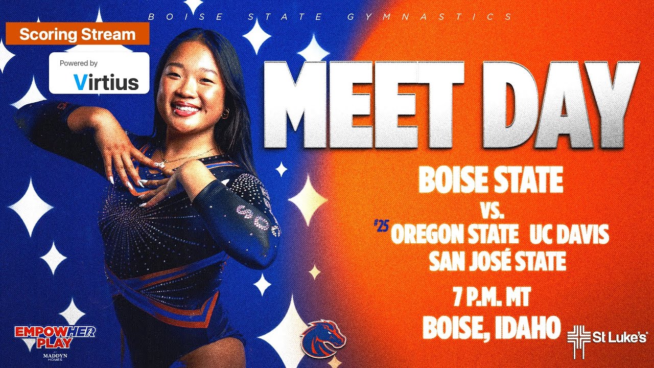 Virtius Scoring Stream - Boise State / SJSU / Oregon State / UC Davis - Women's NCAA Gymnastics