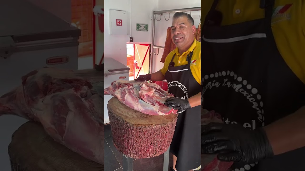 CÓMO DESBARATAR LA ESPALDILLA O GUITARRA DE RES | ESTILO CHAVITA EL CARNICERO
