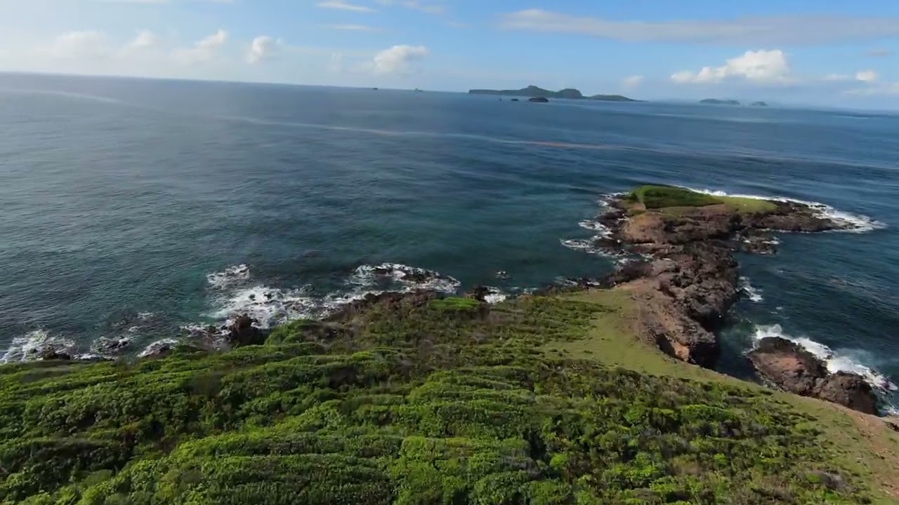 Levera Beach and offshore islands