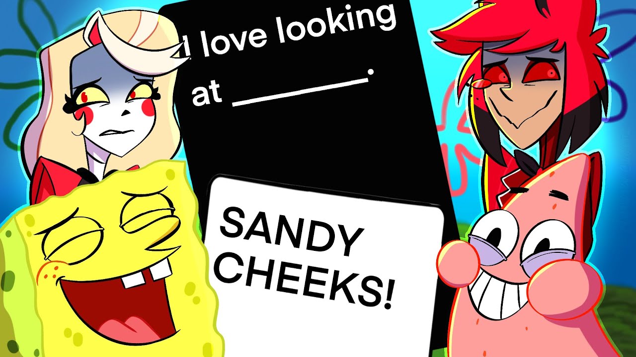 Spongebob VS Hazbin Hotel in Cards Against Humanity