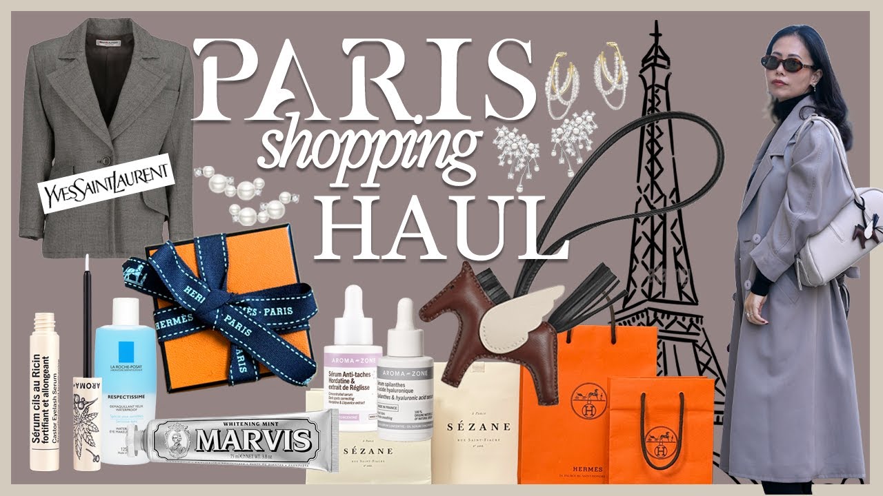 Paris購入品紹介🇫🇷❄️冬コーデを華やかにするジュエリー,Hermès, Sézane, 大人気自然派コスメAROMA-ZONE etc