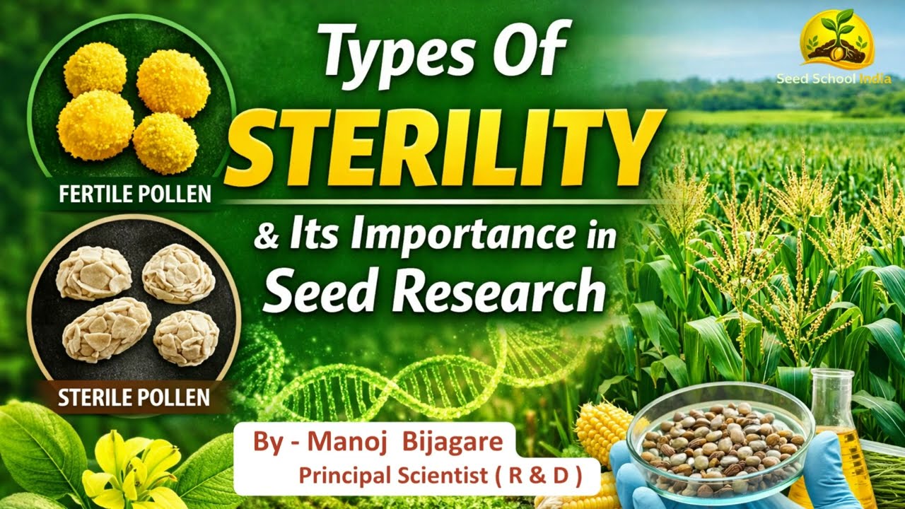 Types of Male Sterility in Plant Breeding | Importance in Seed Research