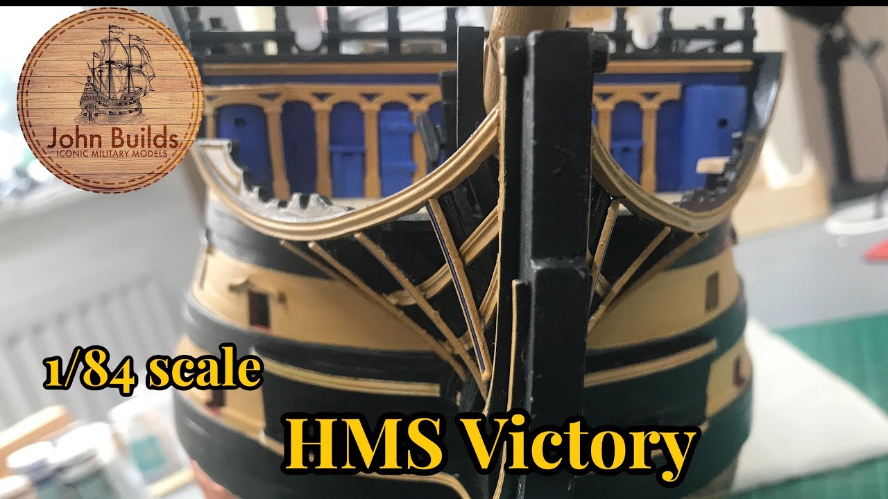 Model Ship Building :1/84 Scale : HMS Victory : Part 74 : The Completed Bow
