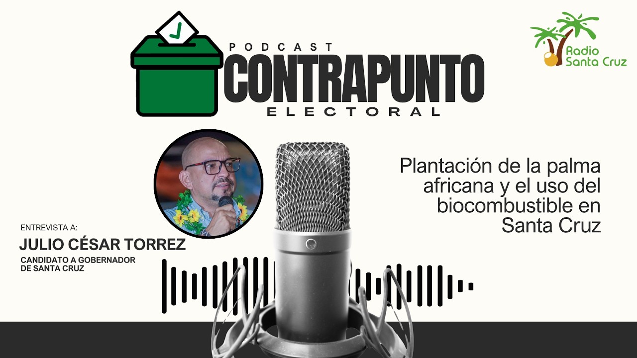 Torrez propone la plantación de la palma africana y el uso del biocombustible en Santa Cruz