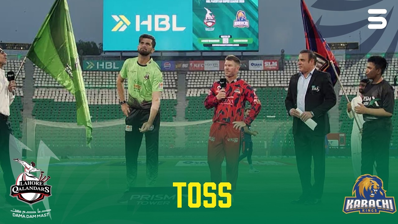 Toss | Lahore Qalandars vs Karachi Kings | Match 35 | HBL PSL 11 | MZB1J