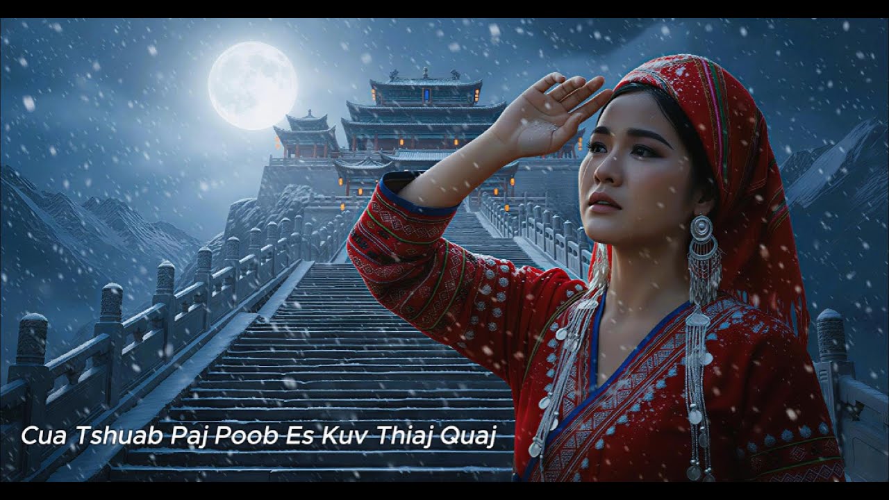Cua Tshuab Paj Poob Es Kuv Thiaj Quaj (风吹花落我才哭) [Chinese Cover]