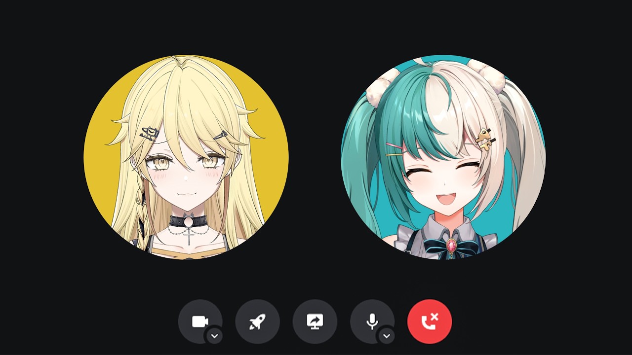 【輕鬆地】和真黑的初次通話。【紡霊拉比】