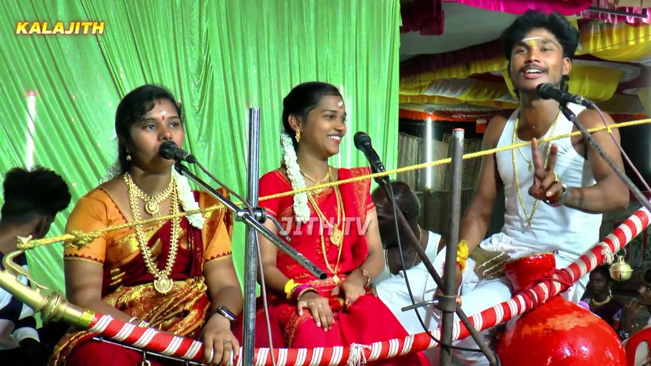 💥திருச்செந்தூர் அருகே 😍அனைவரையும் வியக்க வைத்த 💖சத்யா செல்வின் வில்லுப்பாட்டு #kalajith #villupattu