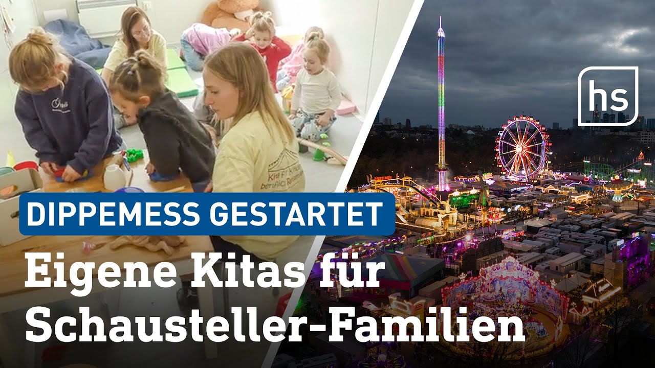 Dippemess: Das Leben der Schausteller-Familien - Container-Kita für die Kids | hessenschau