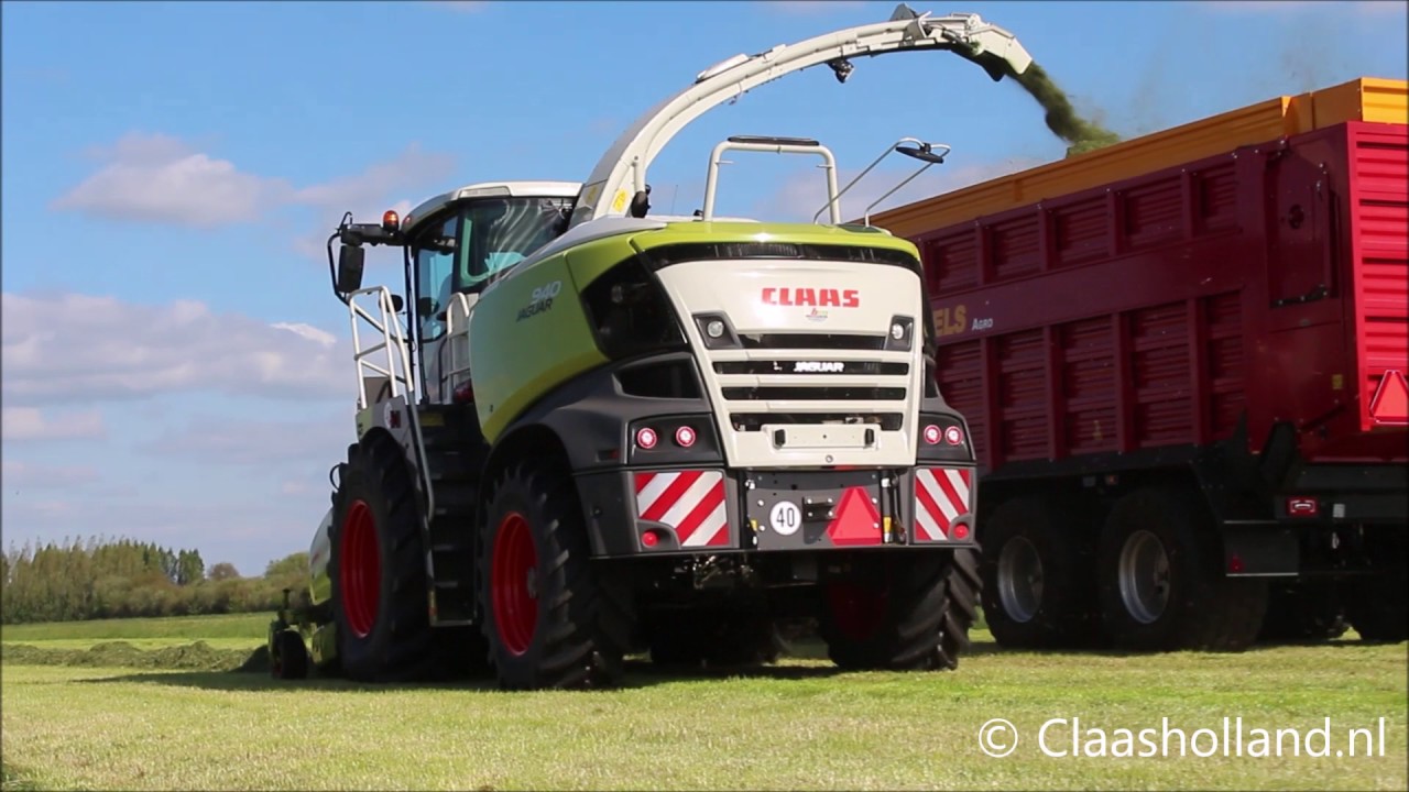 Claas Jaguar 940 (type 498) van Gubbels Agro.